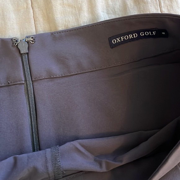 EUC  Oxford Golf skort grey 4 polyester spandex - Picture 3 of 5